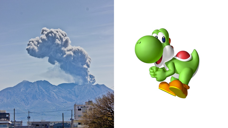 Illustration for article titled You'll Never Believe What Game Character This Volcano Erupted